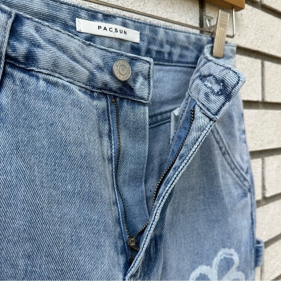 PacSun Daisy Boyfriend Carpenter Pants Jeans - Picture 9 of 15